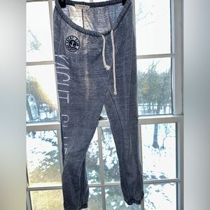 Blue sweat pants size medium
